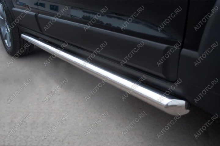 9 999 р. Пороги труба SLITKOFF Chevrolet Captiva 1-ый рестайлинг (2011-2013) (d57 мм)  с доставкой в г. Майкоп
