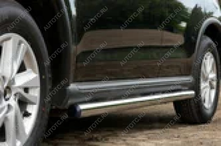 21 649 р. Пороги труба SLITKOFF CITROEN C-crosser (2007-2012) (d76 мм)  с доставкой в г. Майкоп