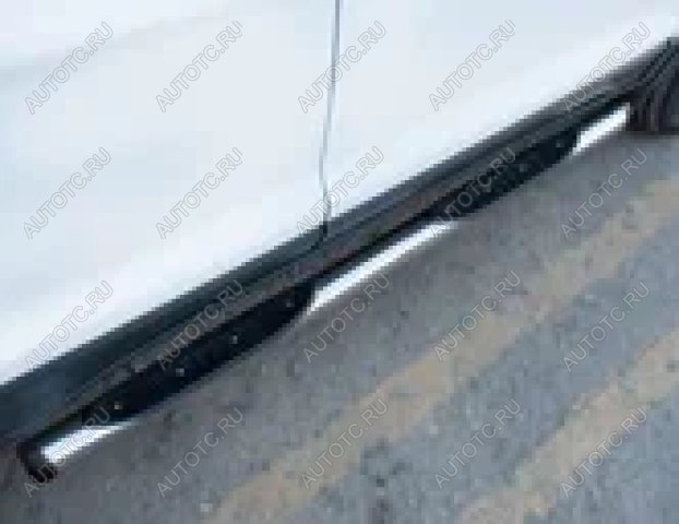 22 549 р. Пороги труба с накладками SLITKOFF CITROEN C-crosser (2007-2012) (d76 мм)  с доставкой в г. Майкоп