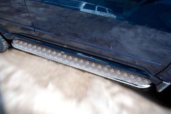Пороги труба (с листом) SLITKOFF INFINITI JX35 - QX60  L50