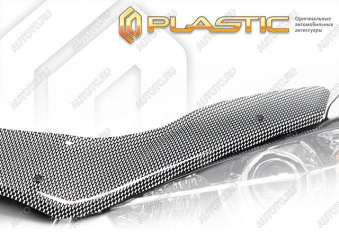 3 399 р. Дефлектор капота (exclusive) Шелкография карбон серебро CA Plastic на Kaiyi X7 I поколение, джип/suv 5 дв. 2024 - н.в.  с доставкой в г. Майкоп