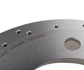 14 449 р. Диск тормозной TOYOTA Land Cruiser (J200) (08-15) LEXUS LX570 передний (1шт.) BREMBO BREMBO 09.a966.1x  с доставкой в г. Майкоп. Увеличить фотографию 4