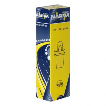68 р. Лампа 12V 2W BAX8.5d2 зеленый патрон Plastic Base NARVA NARVA 170573000  с доставкой в г. Майкоп. Увеличить фотографию 1