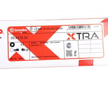 10 449 р. Диск тормозной BMW 3 (E90,E91,E92,E93) задний вентилируемый (1шт.) BREMBO BREMBO 09a2701x  с доставкой в г. Майкоп. Увеличить фотографию 6