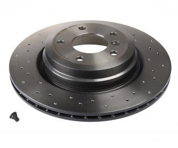 10 449 р. Диск тормозной BMW 3 (E90,E91,E92,E93) задний вентилируемый (1шт.) BREMBO BREMBO 09a2701x  с доставкой в г. Майкоп. Увеличить фотографию 1