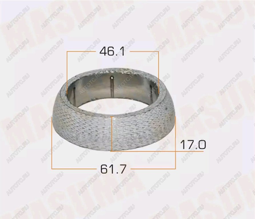 489 р. Прокладка SUZUKI Ignus (03-07) (1.31.5) Wagon (03-07) (1.3) выхлопной системы (кольцо) MASUMA MASUMA mos-202  с доставкой в г. Майкоп