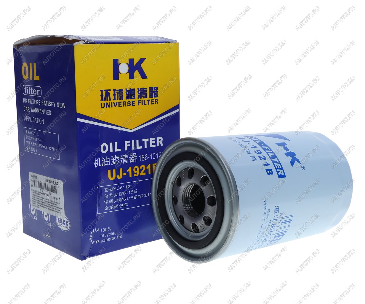 2 199 р. Фильтр масляный КАМАЗ Компас-912 (дв.590.10) OE YUCHAI 186-1012240  с доставкой в г. Майкоп