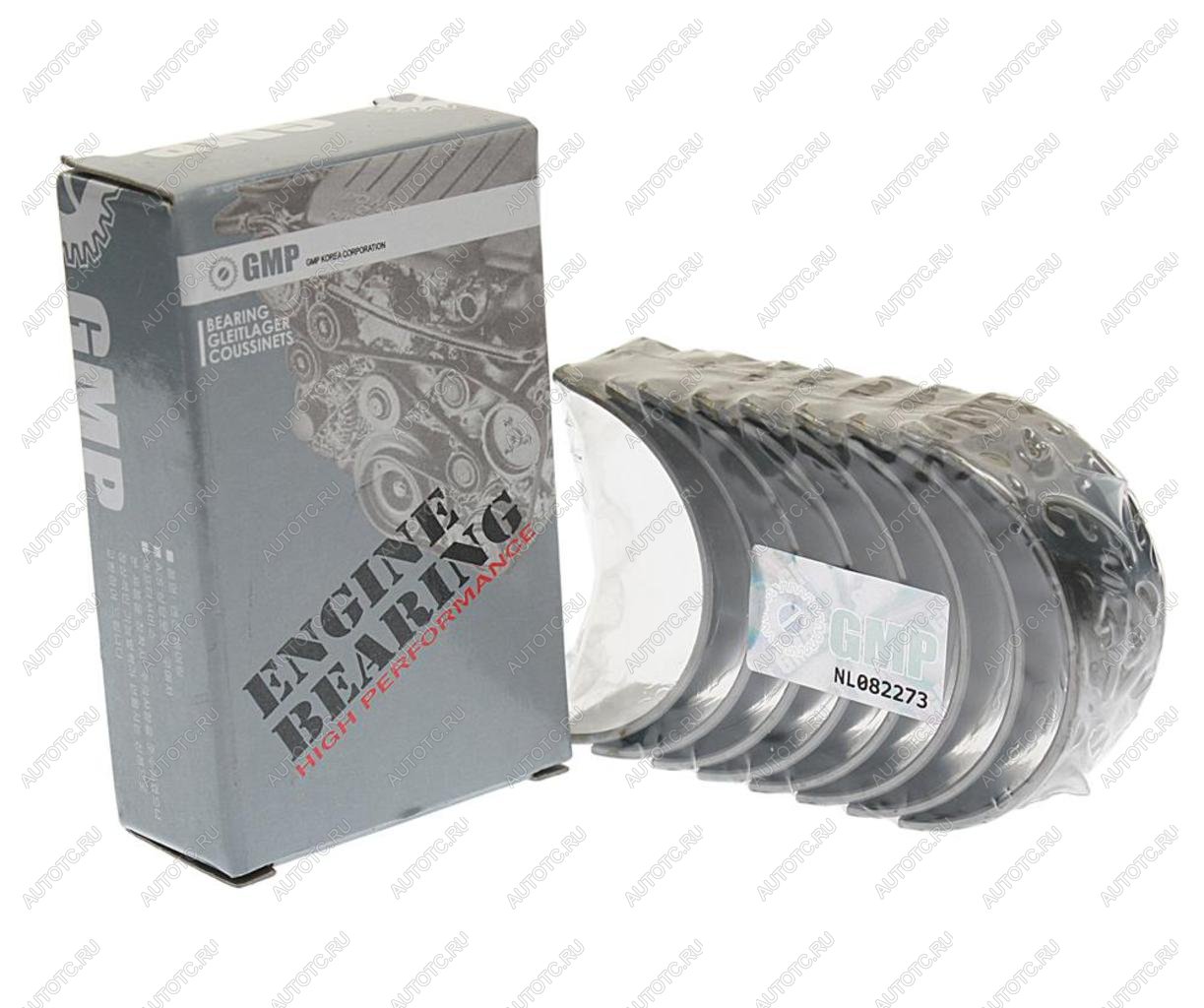 599 р. Вкладыши HYUNDAI Porter дв.D4BF шатунные d+0.50 комплект (8шт.) GMP GMP 23060-42923  с доставкой в г. Майкоп