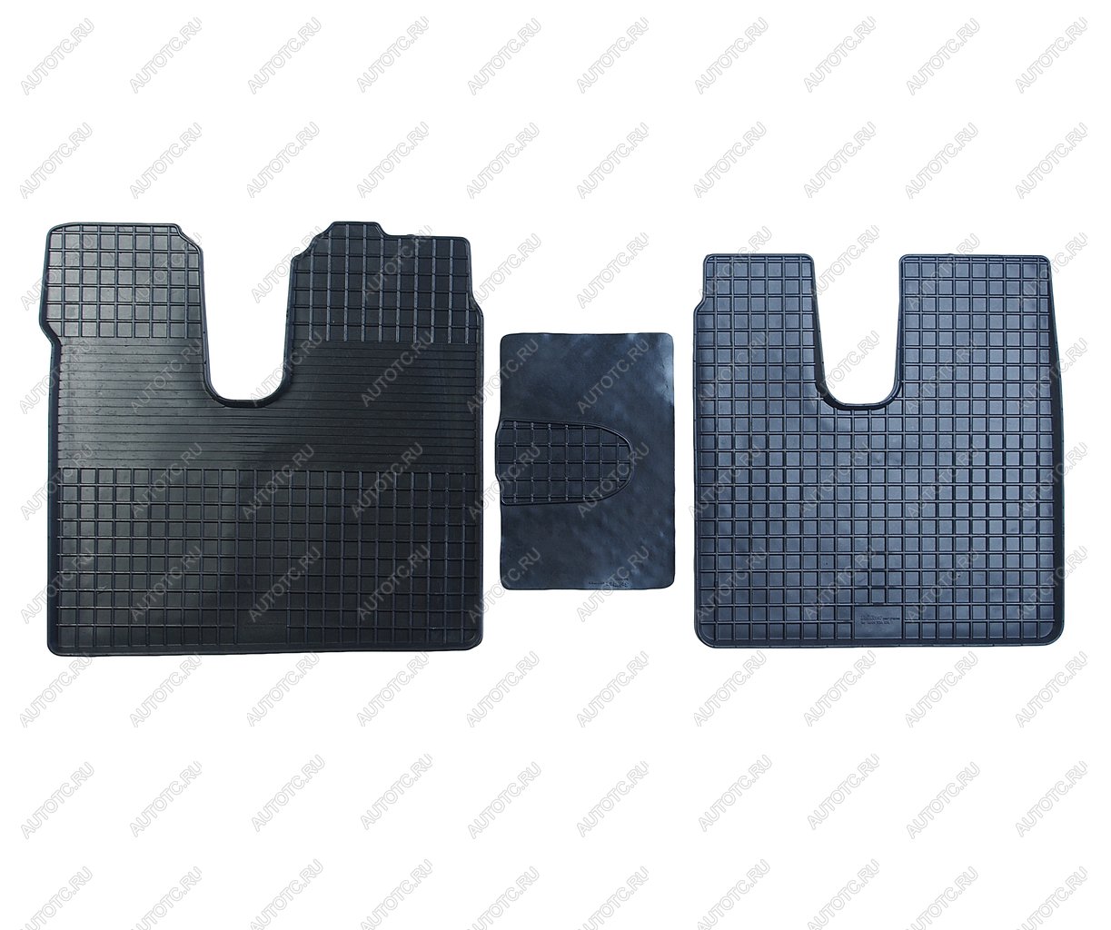 3 279 р. Коврик салона MAN TGA XXL (00-),TGX (02-) резиновый комплект (3 предм.) SEINTEX SEINTEX 00728  с доставкой в г. Майкоп