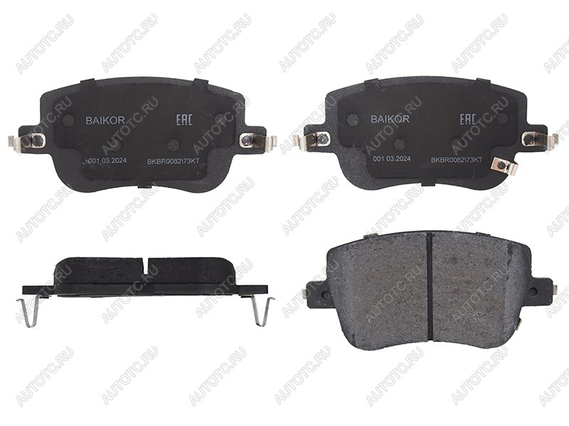 1 199 р. Колодки тормозные перед HAVAL JOLION 4WD BAIKOR BKBR0082, bkbr0082 BAIKOR BKBR0082  с доставкой в г. Майкоп