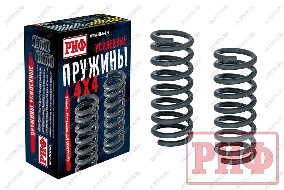 7 819 р. Пружины РИФ передние штатные Chevrolet Niva  03-040a  с доставкой в г. Майкоп