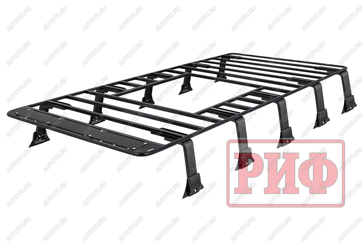58 259 р. Багажник экспедиционный (платформа) РИФ 1500х2750 мм ГАЗ Соболь (для ам с люком)  rifgaz-roof6  с доставкой в г. Майкоп