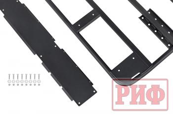58 259 р. Багажник экспедиционный (платформа) РИФ 1500х2750 мм ГАЗ Соболь (для ам с люком)  rifgaz-roof6  с доставкой в г. Майкоп. Увеличить фотографию 13