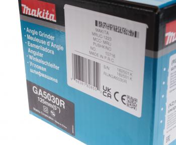 11 599 р. Машина углошлифовальная 720Вт 125мм 11000обмин. MAKITA MAKITA ga5030r  с доставкой в г. Майкоп. Увеличить фотографию 6