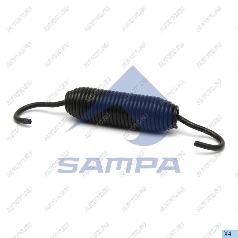 95 р. Пружина MERITOR трещотки возвратная короткая (145х22.5х2.65мм) SAMPA SAMPA 117.001  с доставкой в г. Майкоп