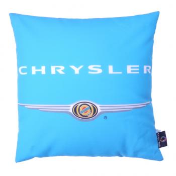 199 р. Подушка автомобильная CHRYSLER (35х35см) антистрессовая голубая MAGIC BALLS MAGIC BALLS ck-00086  с доставкой в г. Майкоп. Увеличить фотографию 1