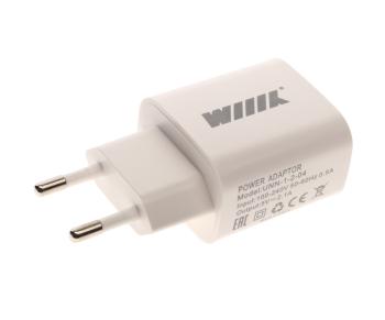 389 р. Устройство зарядное в розетку 2USB WIIIX WIIIX unn-1-2-04 white  с доставкой в г. Майкоп. Увеличить фотографию 3