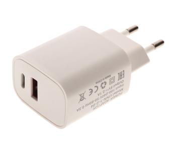 389 р. Устройство зарядное в розетку 2USB WIIIX WIIIX unn-1-2-04 white  с доставкой в г. Майкоп. Увеличить фотографию 2