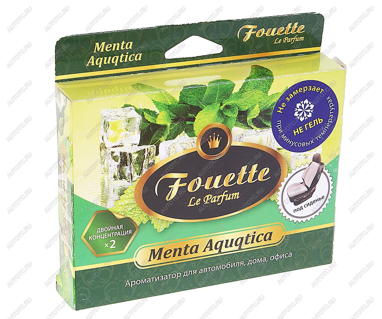 219 р. Ароматизатор под сиденье пенный (мята) 200г FOUETTE FOUETTE f-20  с доставкой в г. Майкоп
