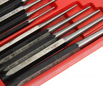 4 499 р. Набор зубил и выколоток 16 предметов в кейсе JTC JTC TOOLS CO., LTD jtc-7113  с доставкой в г. Майкоп. Увеличить фотографию 4