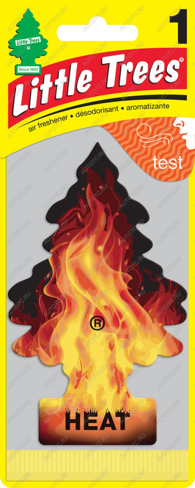 141 р. Ароматизатор подвесной пластина (пламя востока) Елочка CAR FRESHNER CAR FRESHNER u1p-17007-russ  с доставкой в г. Майкоп