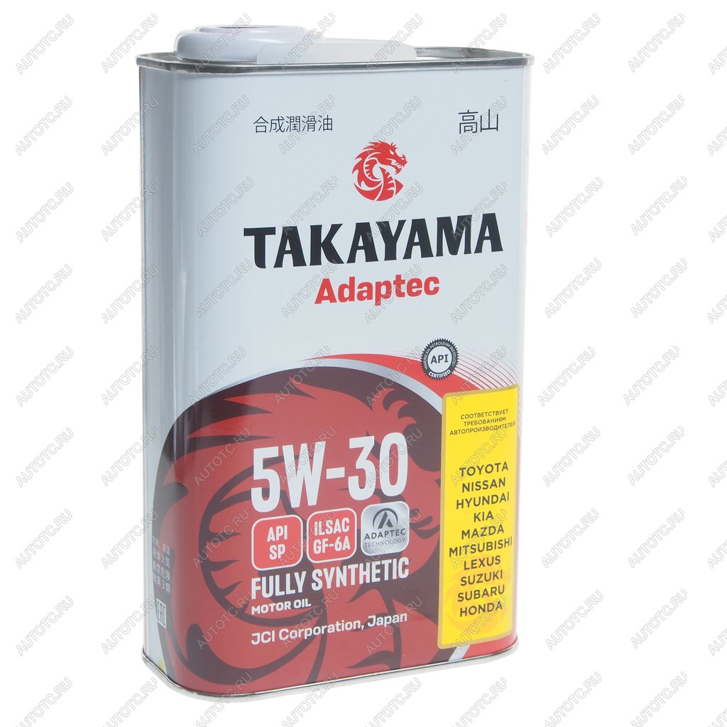 869 р. Масло моторное Adaptec SPGF-6A 5W30 синт.1л TAKAYAMA TAKAYAMA 6056130  с доставкой в г. Майкоп