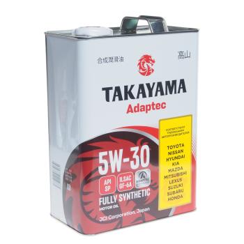2 689 р. Масло моторное Adaptec SPGF-6A 5W30 синт.4л TAKAYAMA TAKAYAMA 6056131  с доставкой в г. Майкоп. Увеличить фотографию 1