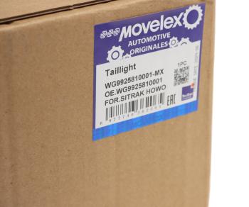 1 999 р. Фонарь задний SITRAK HOWO левый MOVELEX MOVELEX wg9925810001-mx  с доставкой в г. Майкоп. Увеличить фотографию 6
