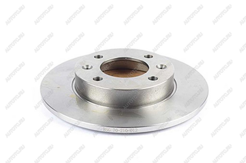 2 449 р. Диск тормозной PEUGEOT 307 (02-10) CITROEN C2,C3 (02-09) задний (1шт.) BSG BSG bsg70210012  с доставкой в г. Майкоп