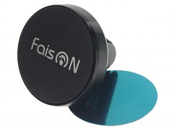 253 р. Держатель телефона на дефлектор магнитный FAISON FAISON bh8 black  с доставкой в г. Майкоп. Увеличить фотографию 1