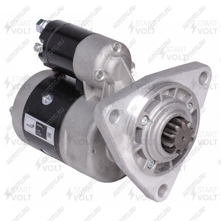 11 499 р. Стартер МТЗ-80,82,ГАЗ,ПАЗ дв.ММЗ-Д240,245,260 12В 2.7кВт STARTVOLT STARTVOLT lst0342  с доставкой в г. Майкоп