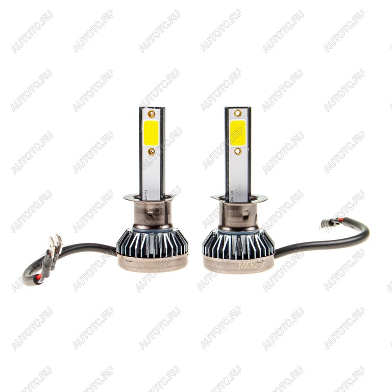619 р. Лампа светодиодная 1224V H1 18W с радиатором (2шт.) LED 2 COB MisMINI MISTAR mis-mini-h1  с доставкой в г. Майкоп