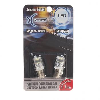 287 р. Лампа светодиодная 12V T4W BA9s блистер (2шт.) XENITE XENITE 1009354  с доставкой в г. Майкоп. Увеличить фотографию 1