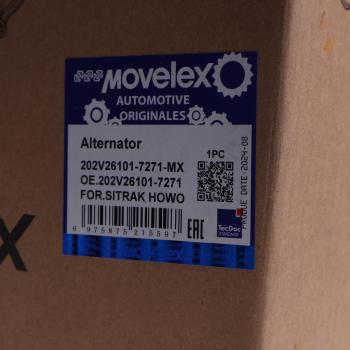 14 499 р. Генератор SITRAK дв.MC11 (80A) MOVELEX MOVELEX 202v261017271-mx  с доставкой в г. Майкоп. Увеличить фотографию 5
