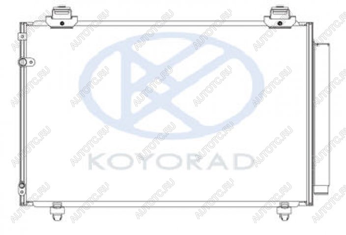 4 899 р. COROLLA VERSO 04- КОНДЕНСАТОР КОНДИЦ (KOYO) BodyParts tycve04-930  с доставкой в г. Майкоп