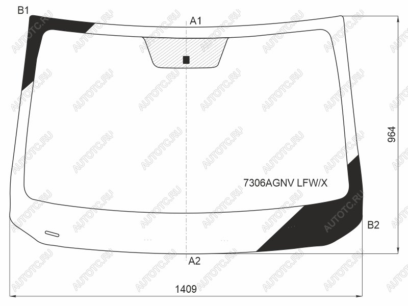 7 299 р. Стекло лобовое RENAULT DUSTER 21- XYG 7306AGNV LFW/X  с доставкой в г. Майкоп