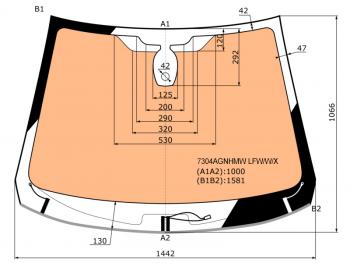 21 999 р. Стекло лобовое (Обогрев полный Датчик дождя Молдинг) Renault Kaptur 16-20 XYG 7304AGNHMW LFW/W/X  с доставкой в г. Майкоп. Увеличить фотографию 1