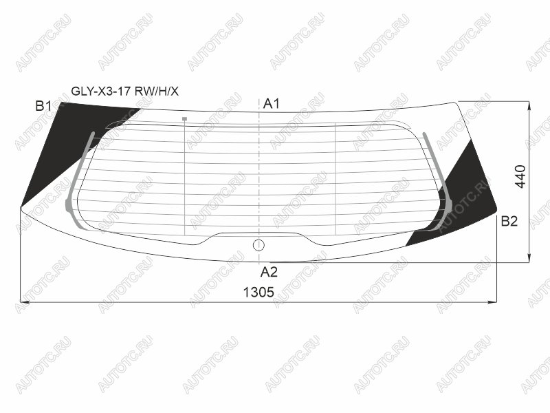 11 999 р. Стекло заднее (Цвет зеленый Обогрев) Livan X3 Pro 22- XYG GLY-X3-17 RW/H/X  с доставкой в г. Майкоп