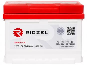 7 499 р. Аккумулятор RIDZEL 60Ач обратная полярность, низкий RIDZEL 6ст60(0) ab060.0lb  с доставкой в г. Майкоп. Увеличить фотографию 1