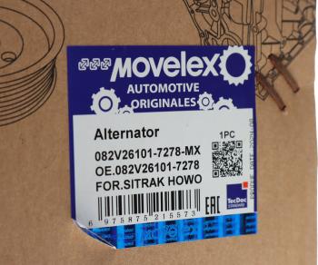 16 449 р. Генератор SITRAK HOWO MOVELEX MOVELEX 082v261017278-mx  с доставкой в г. Майкоп. Увеличить фотографию 6
