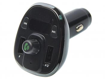 1 169 р. Устройство зарядное в прикуриватель с трансмиттером (bluetooth,hands free) черное XO XO bcc05 black  с доставкой в г. Майкоп. Увеличить фотографию 1