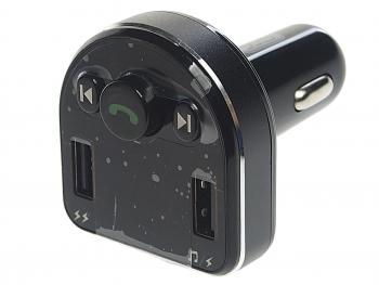 1 379 р. Устройство зарядное в прикуриватель с трансмиттером (bluetooth,hands free) черное XO XO bcc01 black  с доставкой в г. Майкоп. Увеличить фотографию 1