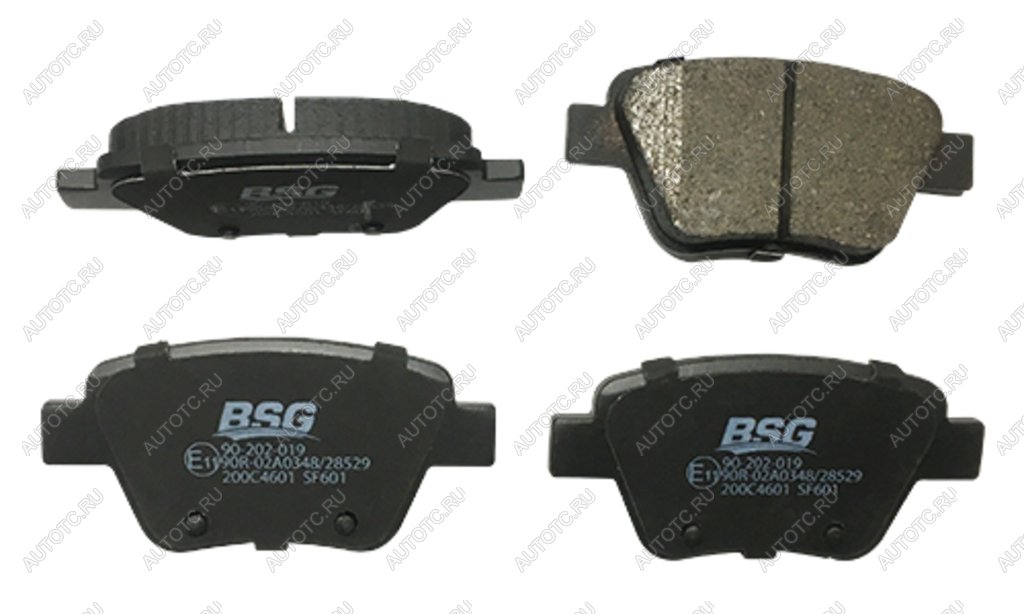 1 199 р. Колодки тормозные VW Caddy (15-) задние (4шт.) BSG BSG bsg90200033 BSG bsg90200033  с доставкой в г. Майкоп