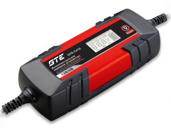 3 889 р. Устройство зарядное интеллектуальное 6В1А, 12В1А, 12В4А GTE GTE gte-c410  с доставкой в г. Майкоп. Увеличить фотографию 1