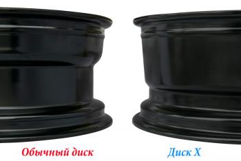 7 299 р. Диск усиленный УАЗ стальной черный 5x139,7 8xR16 d110 ET+20 (треугольник мелкий)  1680-53910bl+20a17x  с доставкой в г. Майкоп. Увеличить фотографию 3