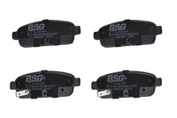 1 349 р. Колодки тормозные CHEVROLET Cruze (09-),Orlando (10-) задние (4шт.) BSG BSG bsg65200019  с доставкой в г. Майкоп. Увеличить фотографию 1
