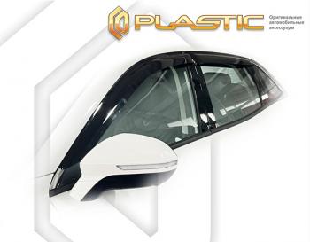 2 079 р. Дефлектора окон CA-Plastic  Kaiyi X3 Pro (2023-2025) (серия Classic полупрозрачный, без хром. молдинга )  с доставкой в г. Майкоп. Увеличить фотографию 2