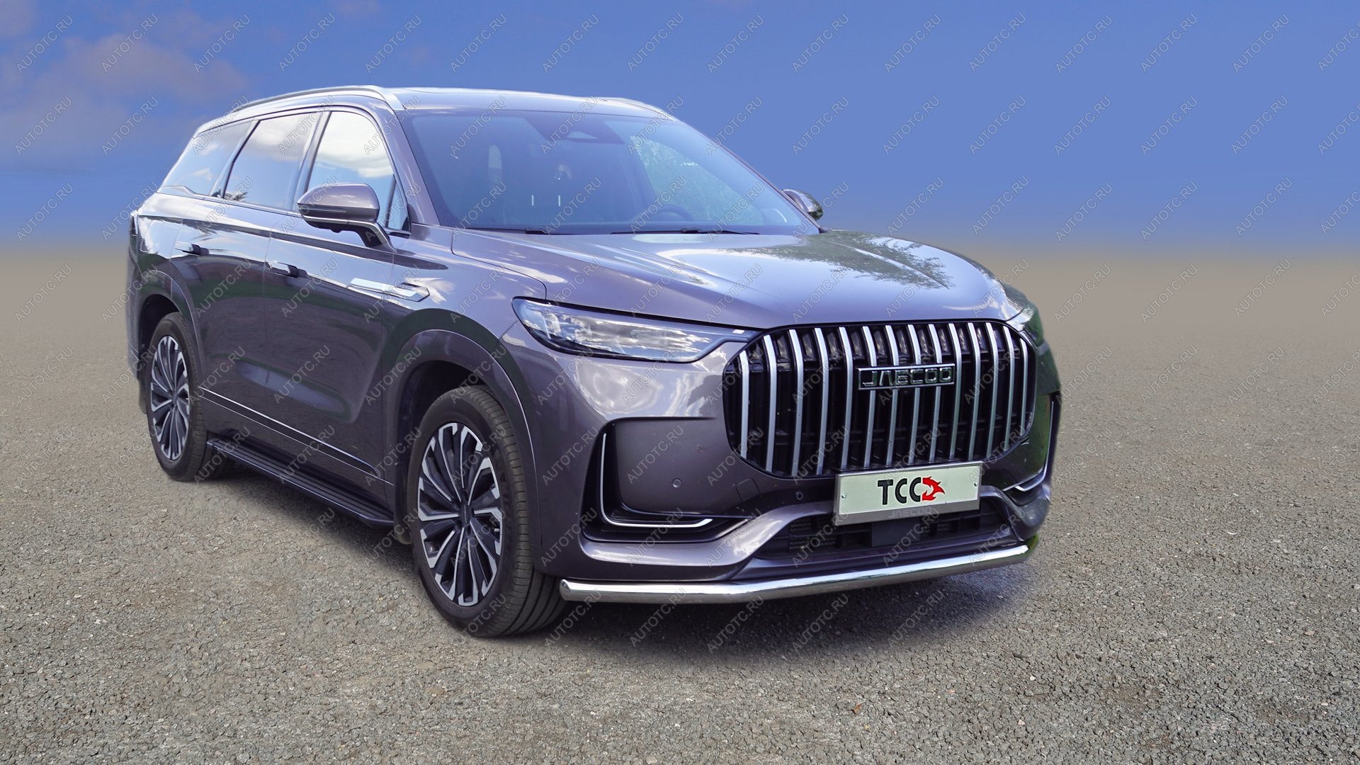 23 499 р. Защита передняя нижняя d60.3мм ТСС Тюнинг  JAECOO J8 (2024-2025) (нержавейка)  с доставкой в г. Майкоп