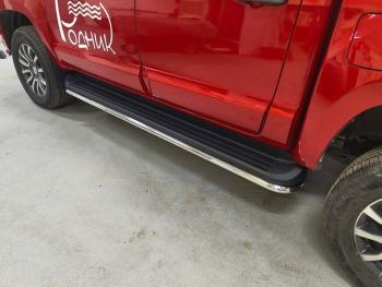 20 549 р.  ТСС Тюнинг FOTONTunland G7 2.0 Diesel АКПП 4WD 2024 - Защита порогов 42,4 мм  fottung72420  с доставкой в г. Майкоп. Увеличить фотографию 1