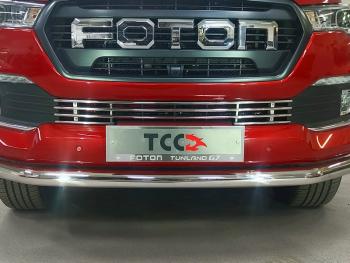 11 649 р.  ТСС Тюнинг FOTONTunland G7 2.0 Diesel АКПП 4WD 2024 - Решетка радиатора 12 мм  fottung72421  с доставкой в г. Майкоп. Увеличить фотографию 1